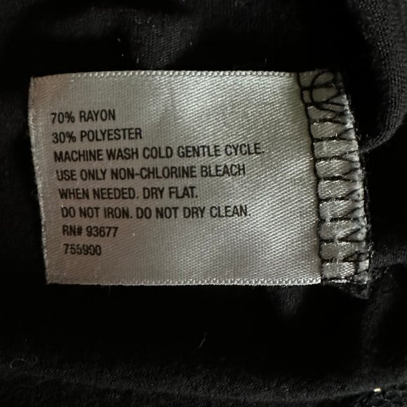 ✨Host Pick✨2/$20 Worthington | Black Gold Dotted Crewneck Puff Sleeve Top - Picture 7 of 9